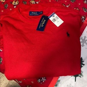 Men’s Ralph Lauren long sleeve waffle shirt
